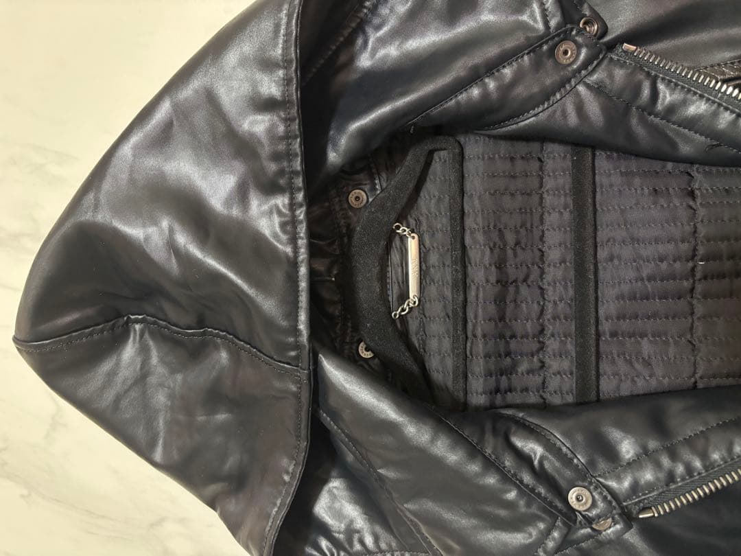 【定価10万円】【貴重タグ付】【状態良好】AKM フードジャケット ブラック