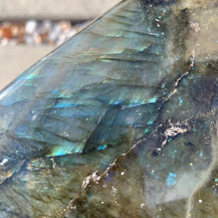 【✨神秘的✨】虹色 マダガスカル産 ラブラドライト 天然石