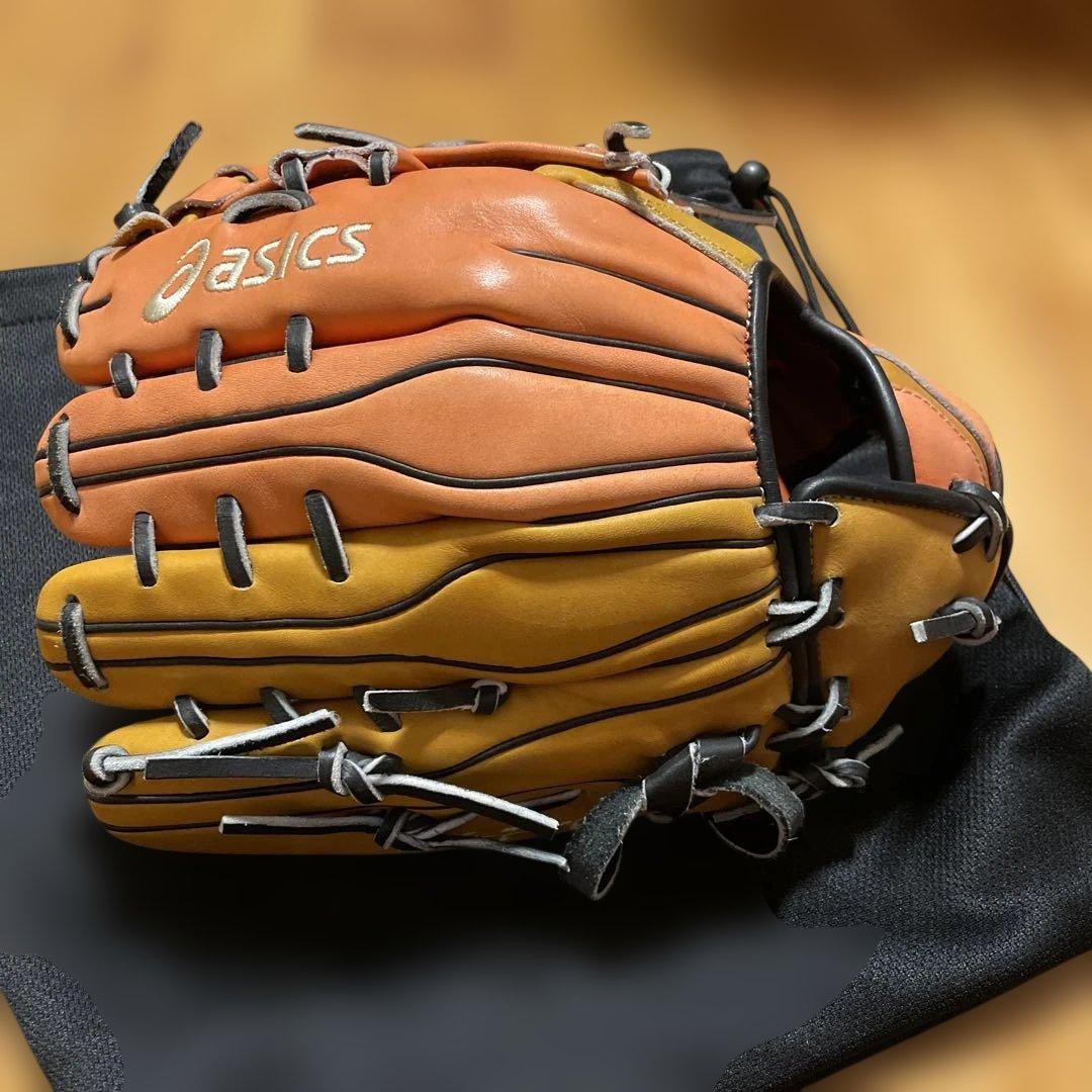 大谷翔平 世界100個限定 asics軟式レプリカ グラブ 2022 収納袋付き