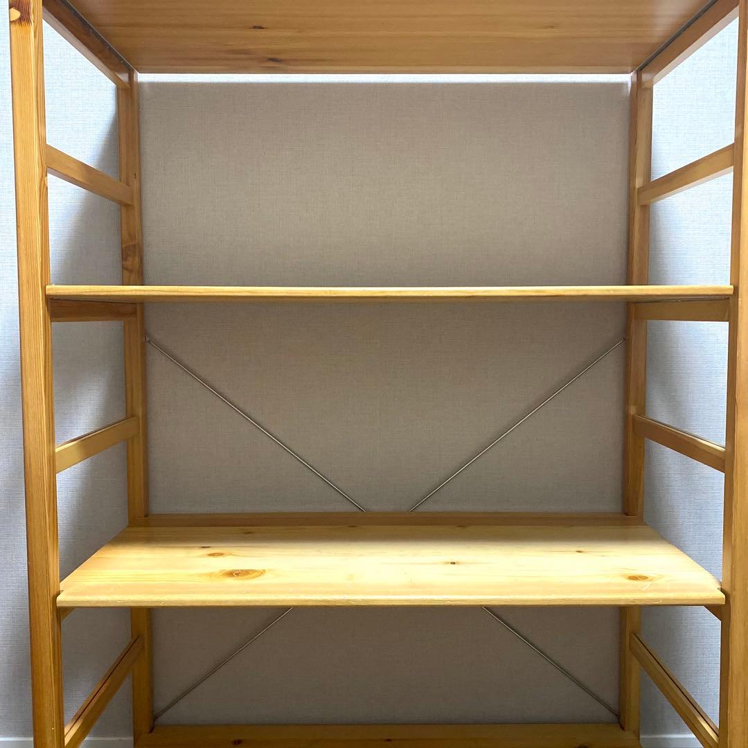 無印良品　パイン材3段オープンシェルフ
