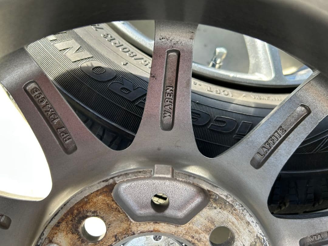 美品！ ホンダN-BOX スタッドレス4本アルミ付セット バリ溝