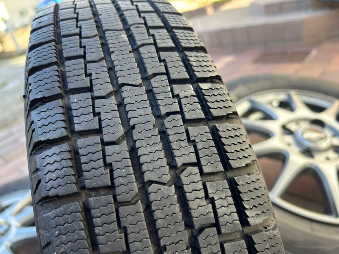 美品！ ホンダN-BOX スタッドレス4本アルミ付セット バリ溝