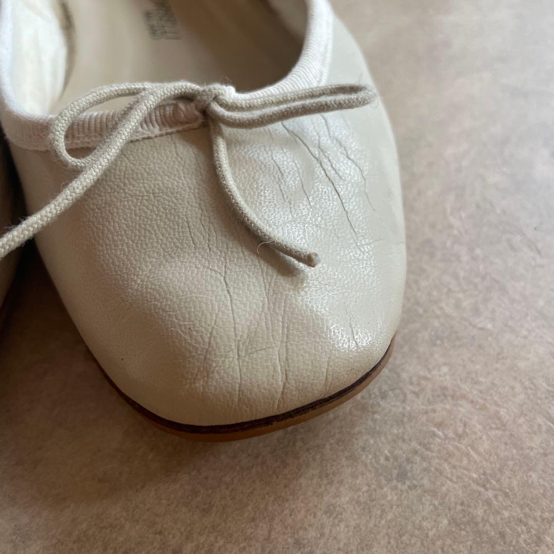 裏張り済★美品★ポルセリ★PORSELLI★バレエシューズ★38