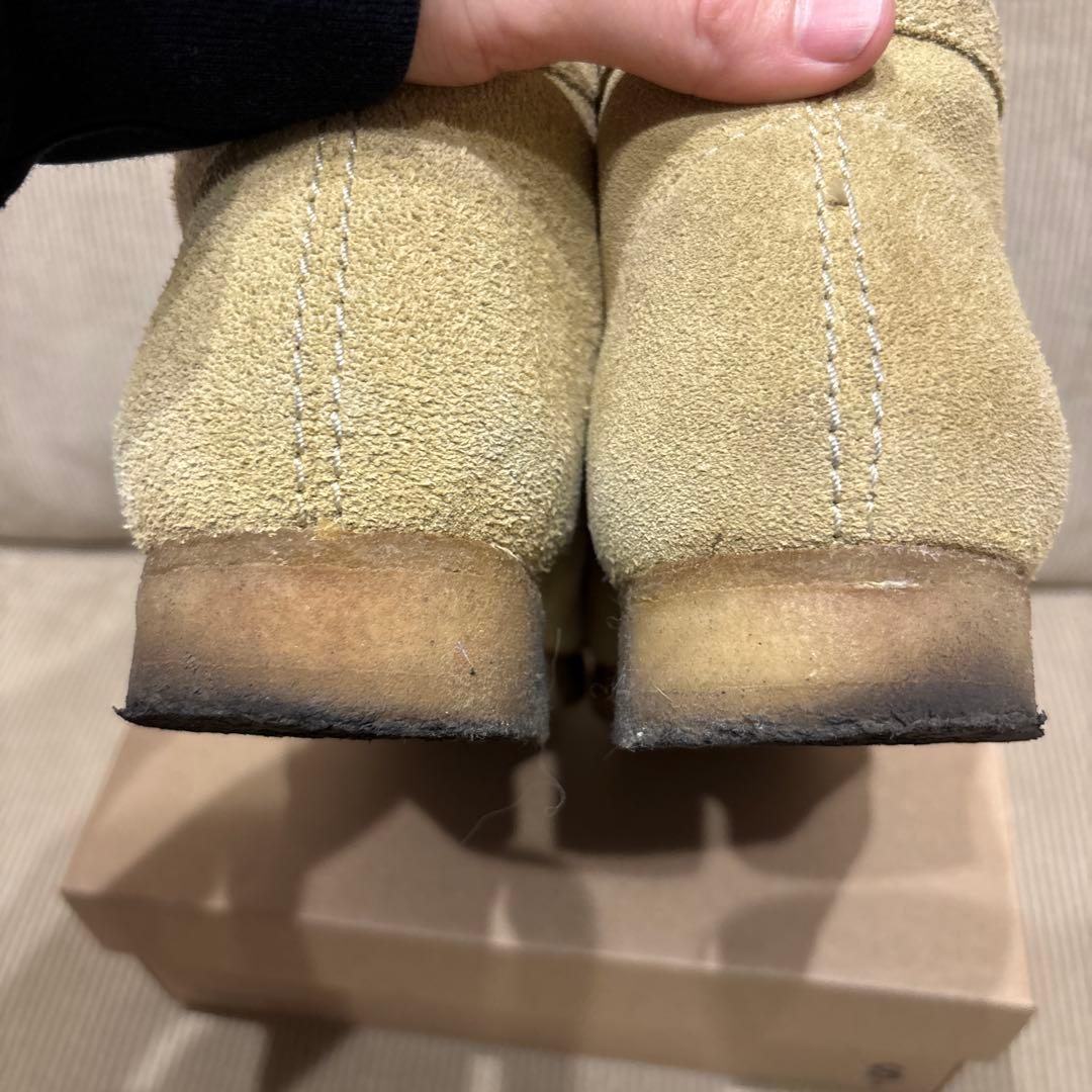 クラークス　ワラビー　 ベージュ　メープル　　8.5