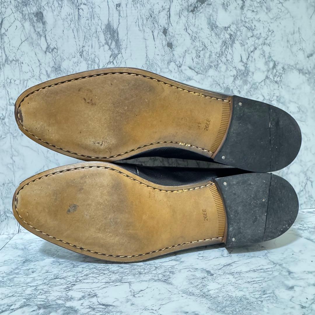 【美品】REGAL タッセルローファー シボ革 レザー 26cm