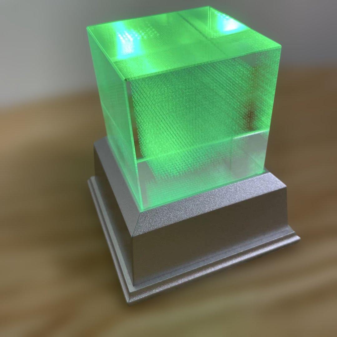 丸山修寛　3Dカバラシリーズ「ダ・ヴィンチキューブ　メサイア」＋専用LEDライト