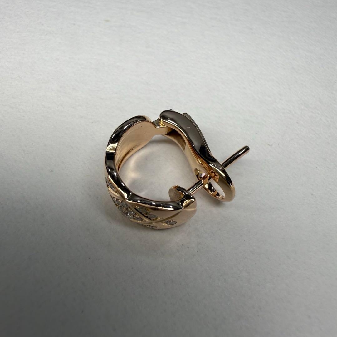 CHANEL シャネル ダイヤモンド　ピアス ココクラッシュ ピンクゴールド