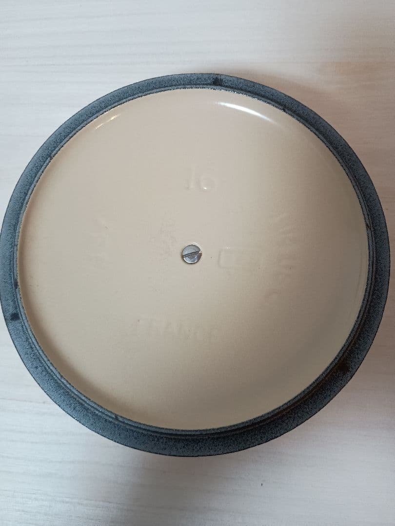 ル・クルーゼ 16cm 両手鍋 ベージュ系