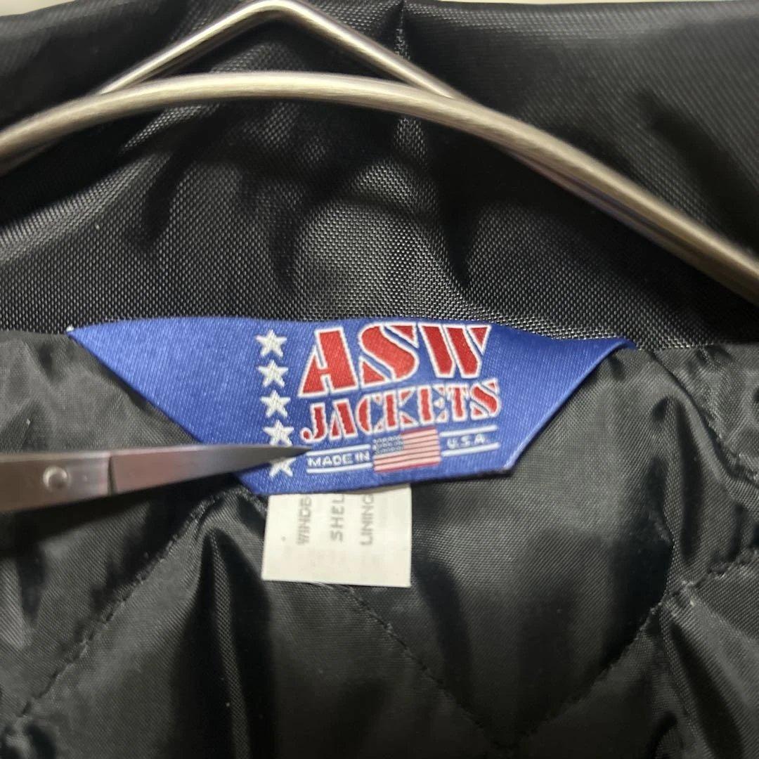 希少90s USA製 コーチジャケット ブラック 黒