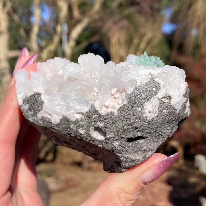 グリーンアポフィライト  原石