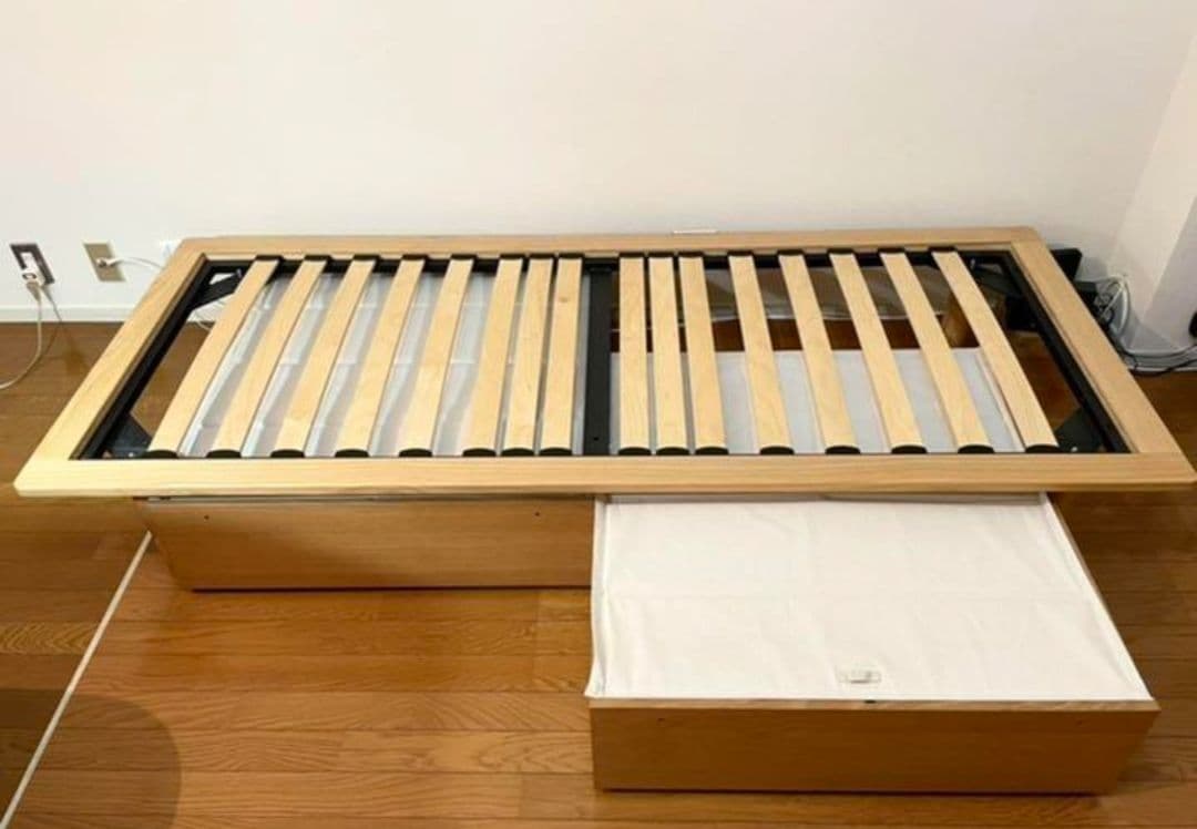 無印良品、マットレス付きすのこベッド3点セット