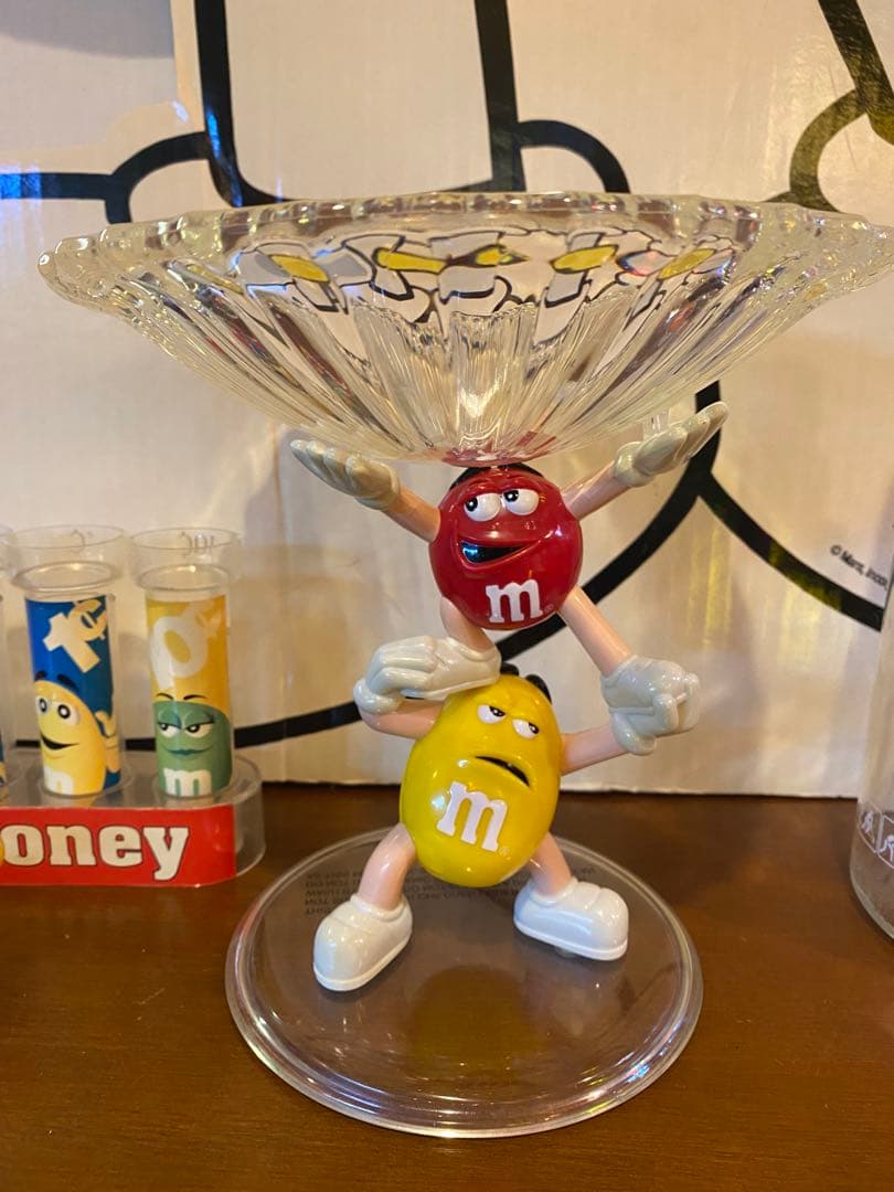 M&M's エムアンドエムズ フィギュア インテリア小物入れ 瓶 ディスペンサー
