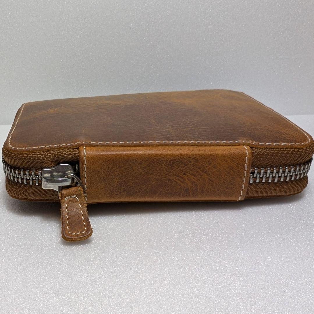 ガレンレザー 10本差し ラウンドジップケース クレイジーホースレザー