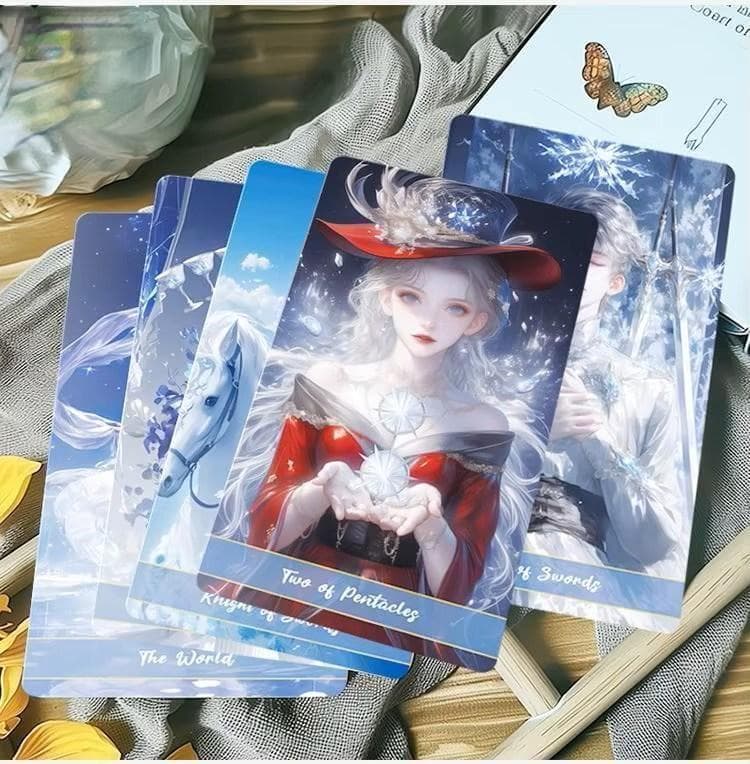 【正規品タロットカード】入手困難な海外デッキ✨クリスタルの愛のタロットカード