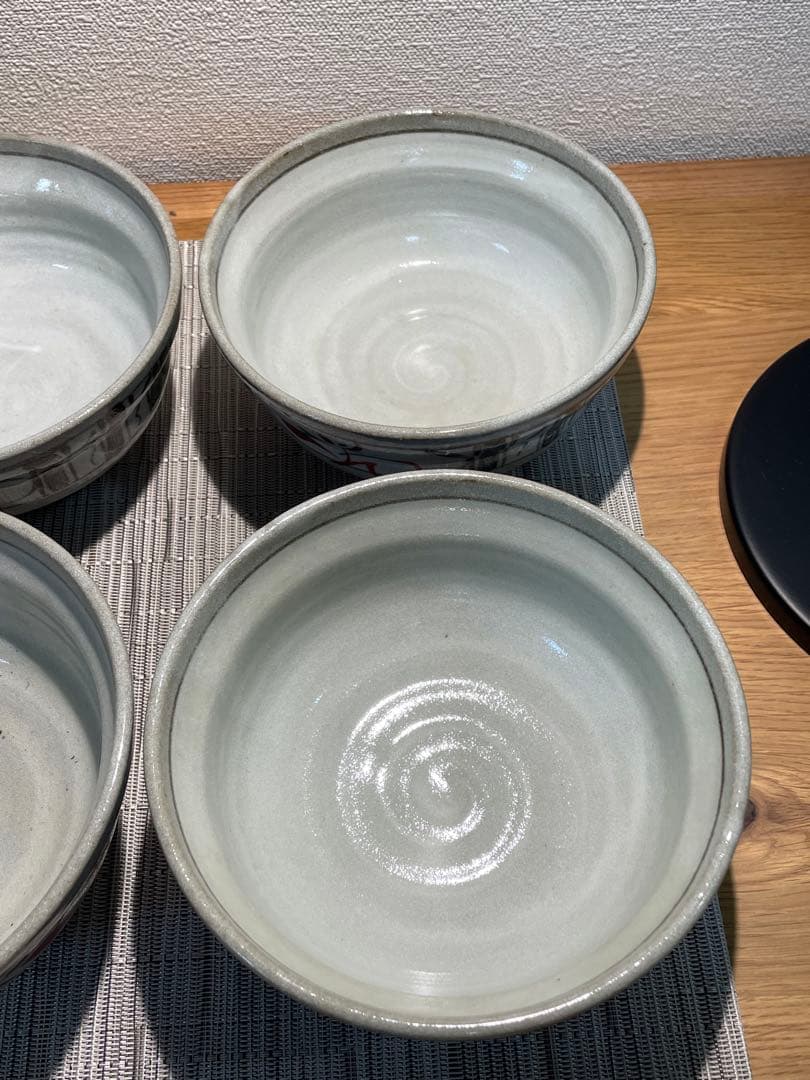 138 保美窯　どんぶり 6点　セット