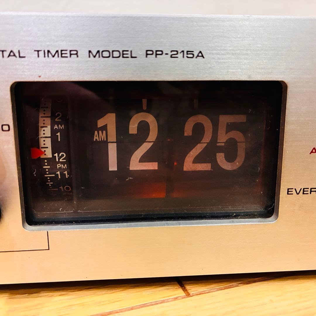 希少 Pioneer PP-215A パタパタ時計 デジタルタイマー レトロ