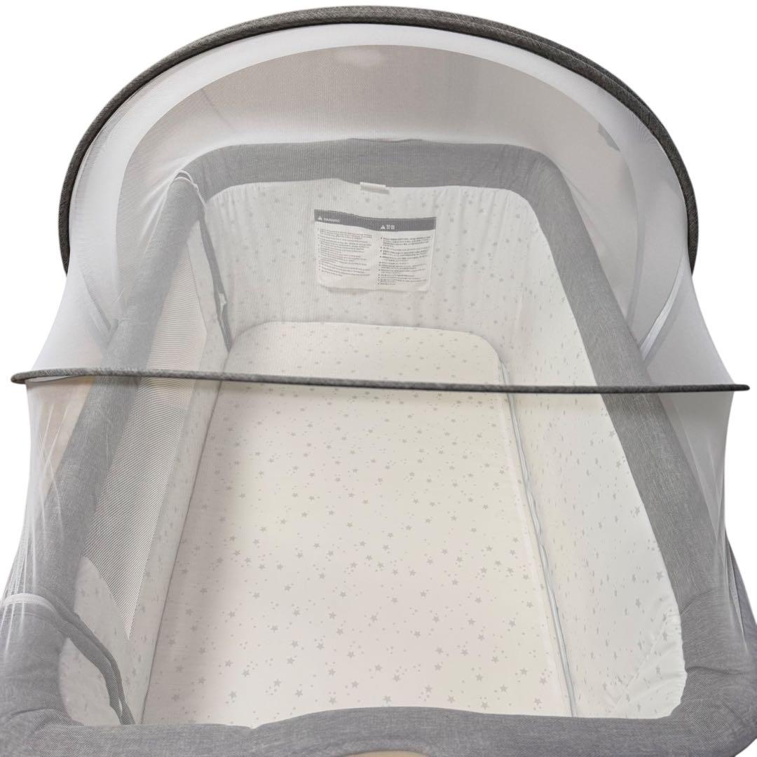 HZDMJ 添い寝ベビーベッド 蚊帳付き 美品 折りたたみ