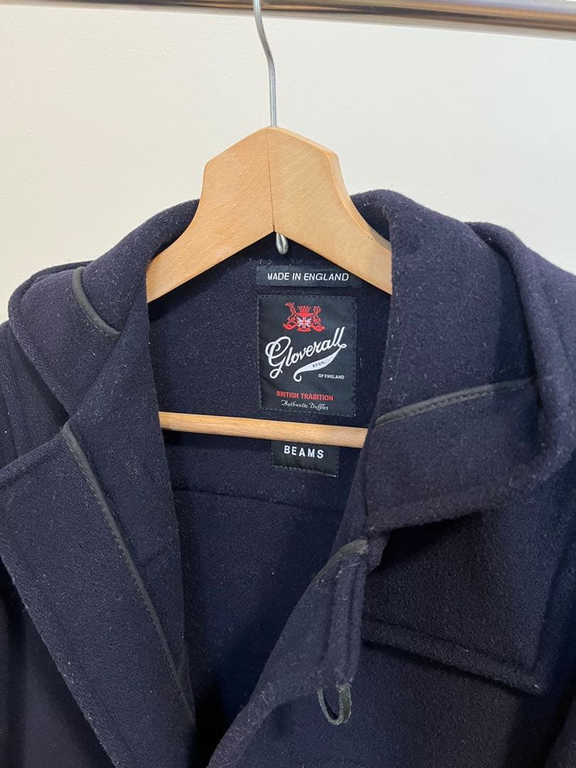 【値下げ】BEAMS Gloverall ダッフルコート ネイビー M