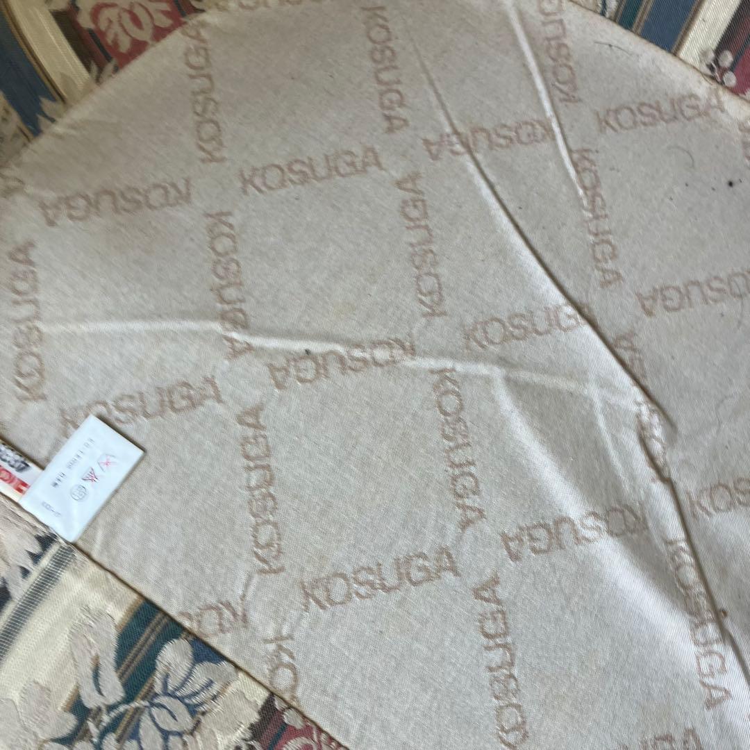 昭和レトロ コスガ家具 古家具 花柄ストライプ 一人掛けソファー アームチェア