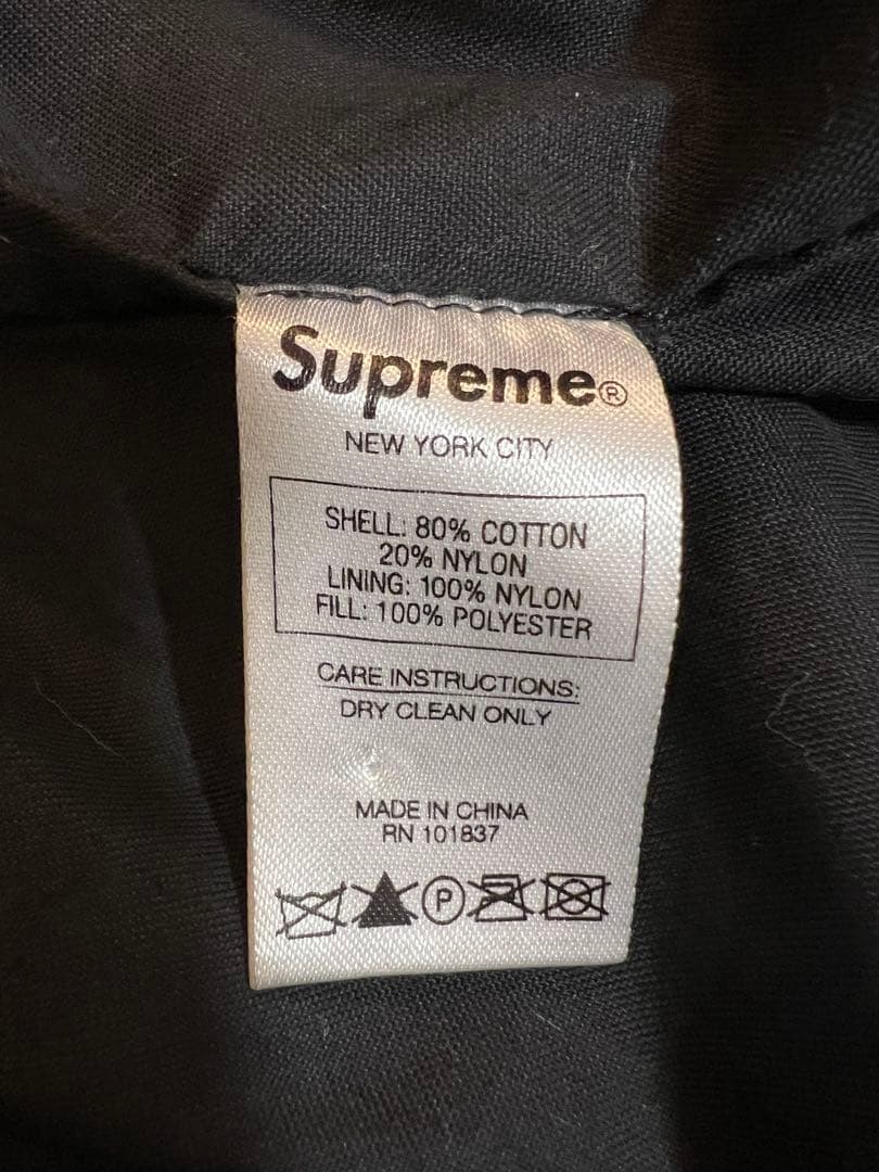 Supreme fishtail parka ブラック モッズコート