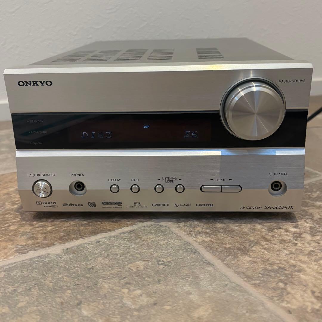 【美品】ONKYO SA-205HDX AVセンター AVアンプ説明書付き