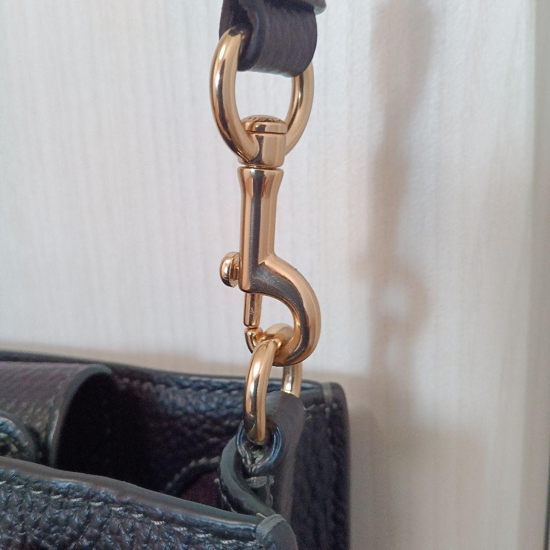 COACH 2wayショルダーバッグ ノース　サウス　ミニ　トート　ブラック