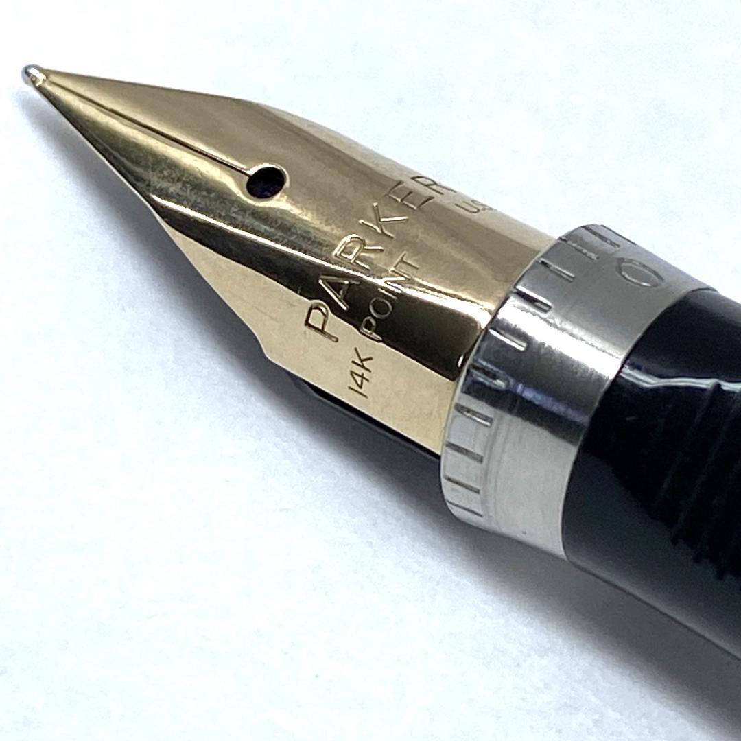 14K パーカー STERLING SILVER 万年筆 USA