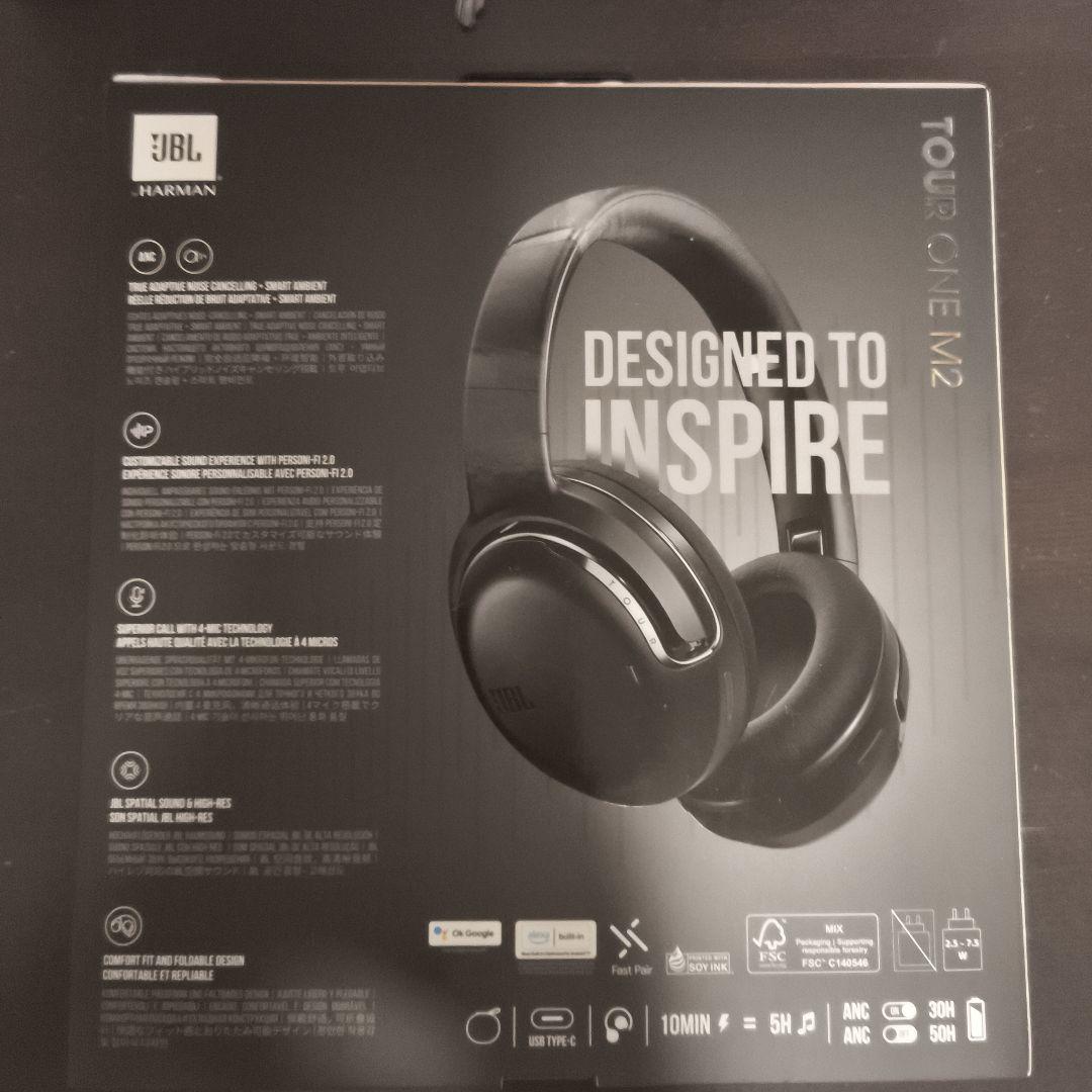 新品　【未開封品】ワイヤレスヘッドホン　JBL Tour One M2 ブラック