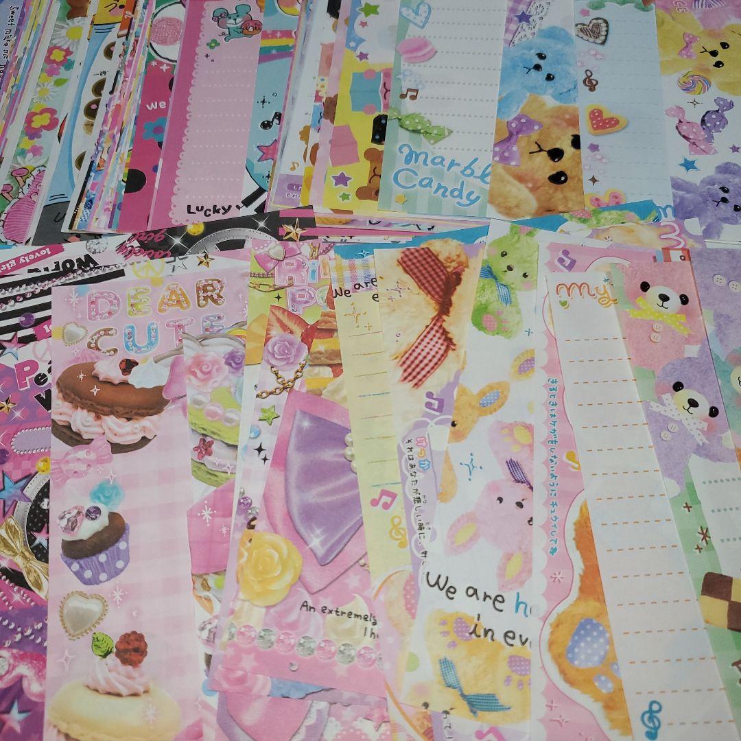 優花︎　激レア　平成レトロ　平成女児　バラ　メモ　大量　うさぎ　ねこ