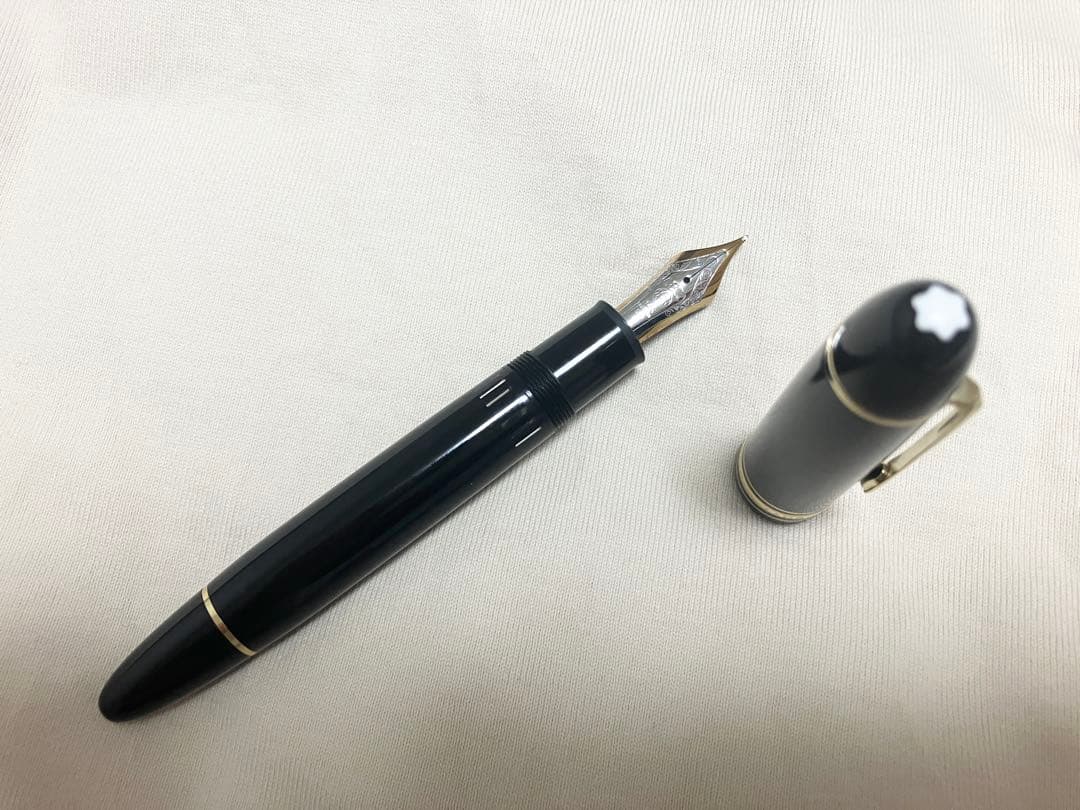 モンブラン 149 万年筆 14K中白 エボナイト芯 動作確認済(ほぼ未使用)