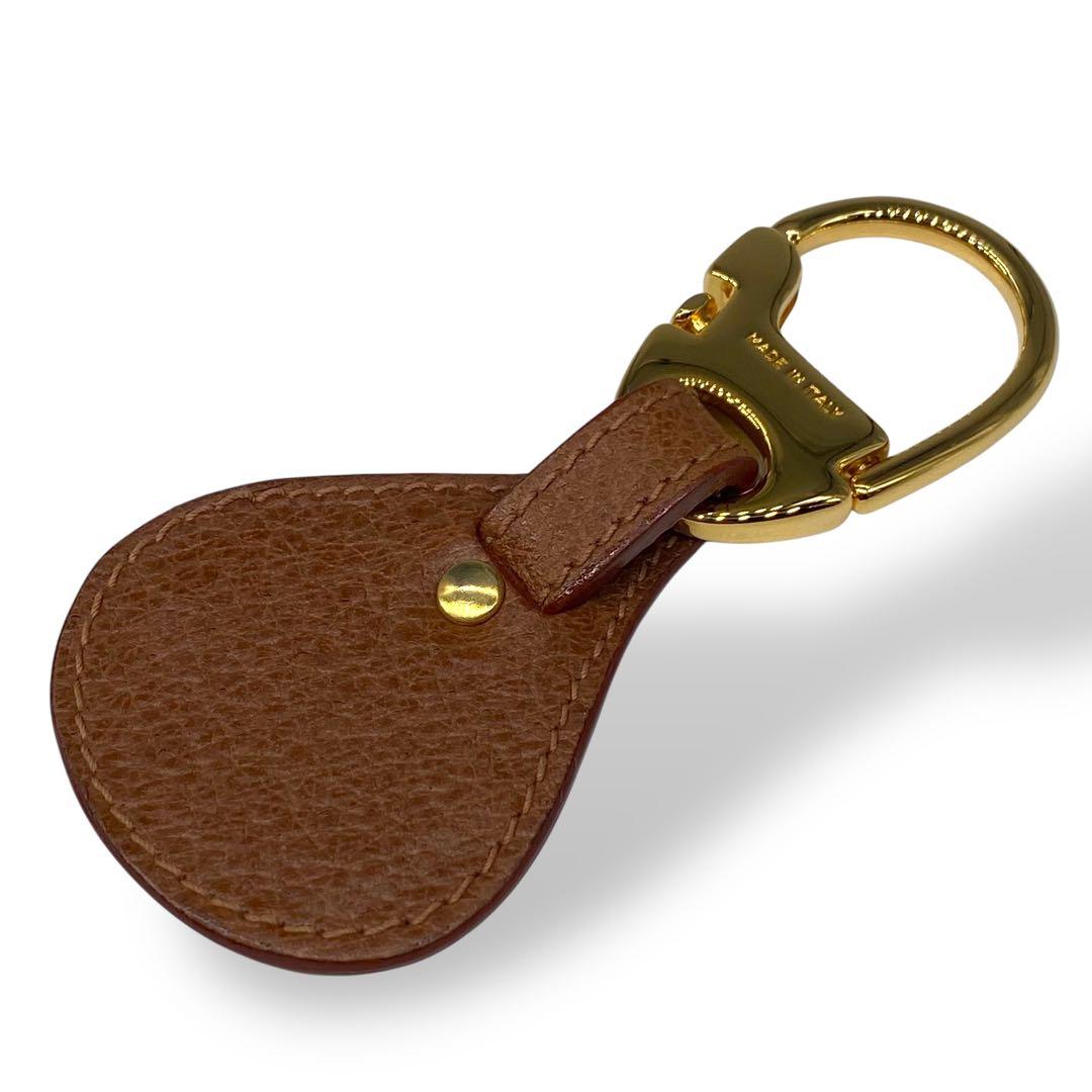 GUCCI グッチ　インターロッキング　キーホルダー　キーリング　レザー　メタル