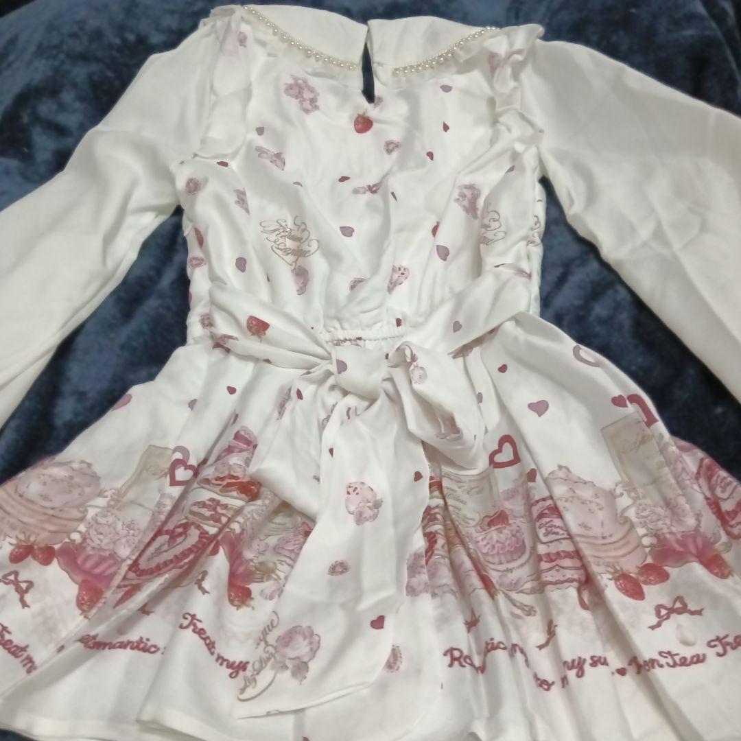 お値引！新品ManyHearts Afternoontea柄セットアップホワイト