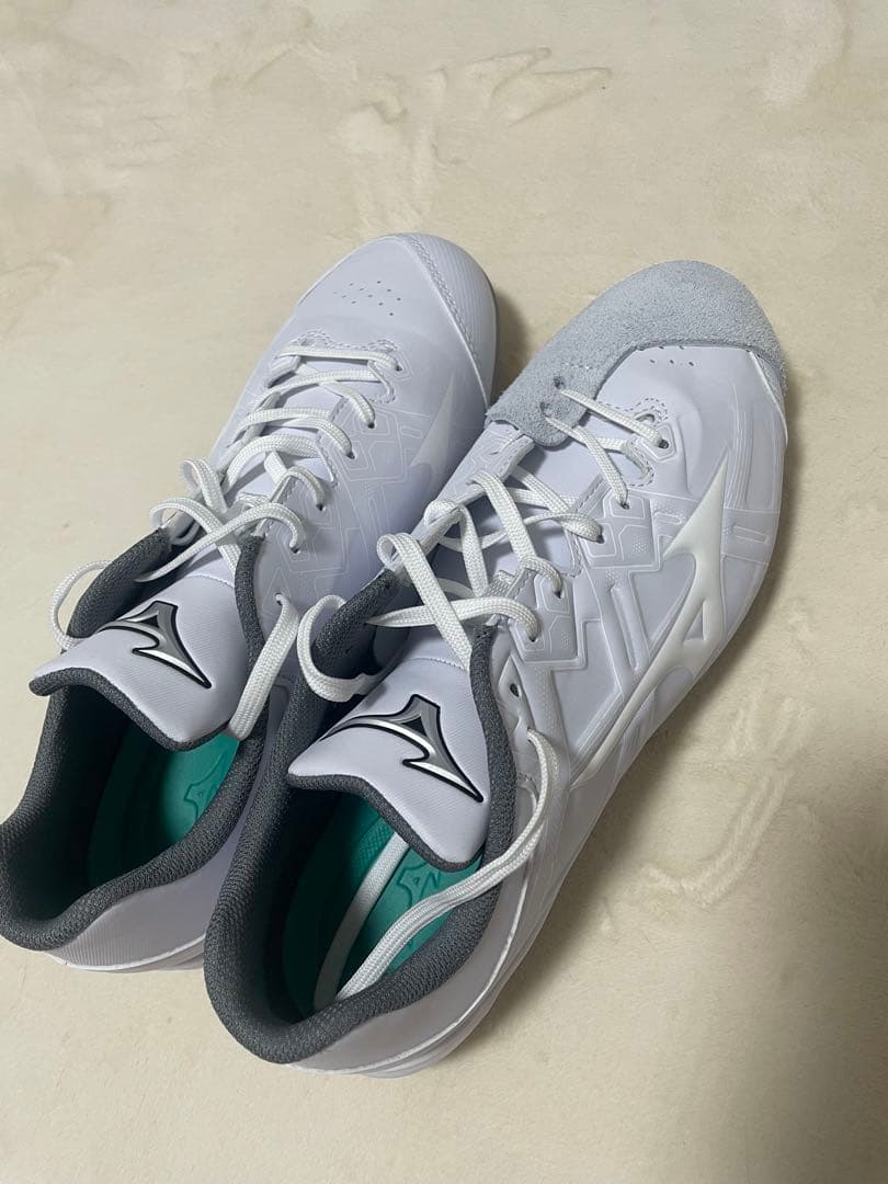 Mizuno スパイクホワイト (26.5)