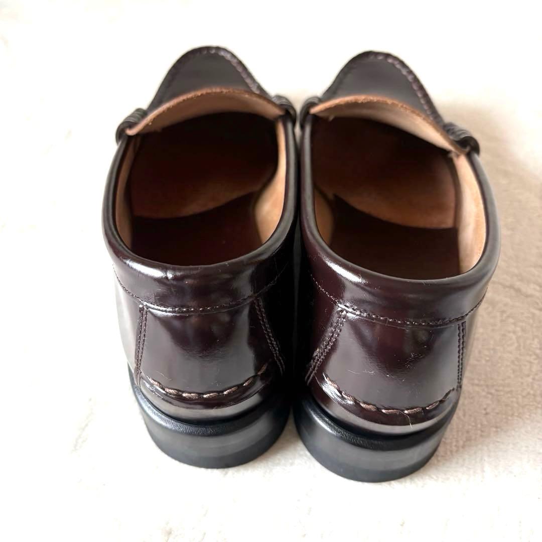 【極美品】リーガル 2177 ローファー 革靴 ブラウン 24.5cm