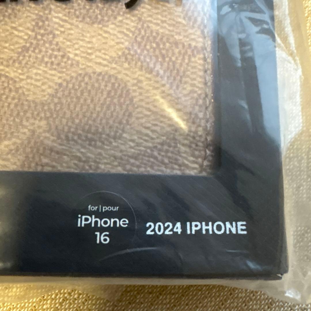 新品未使用未開封COACH iPhone 16 フォリオケース 2024年手帳型
