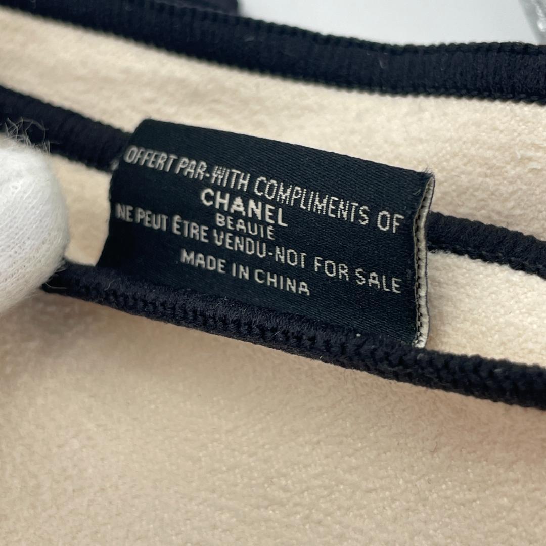 シャネル ノベルティ ブランケット フリース クリーム色