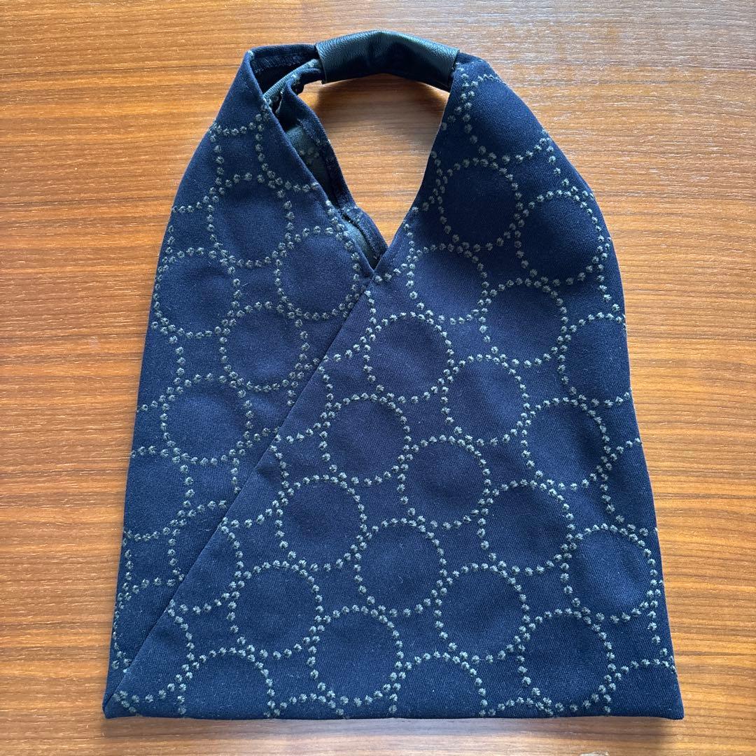 ラスト最終値下げ　美品　ミナペルホネン生地バッグ