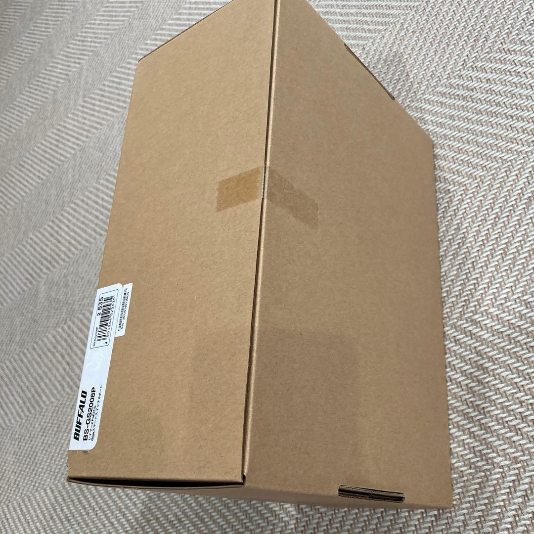 バッファロー　PoEスイッチ BS-GS2008P カラー:ブラック