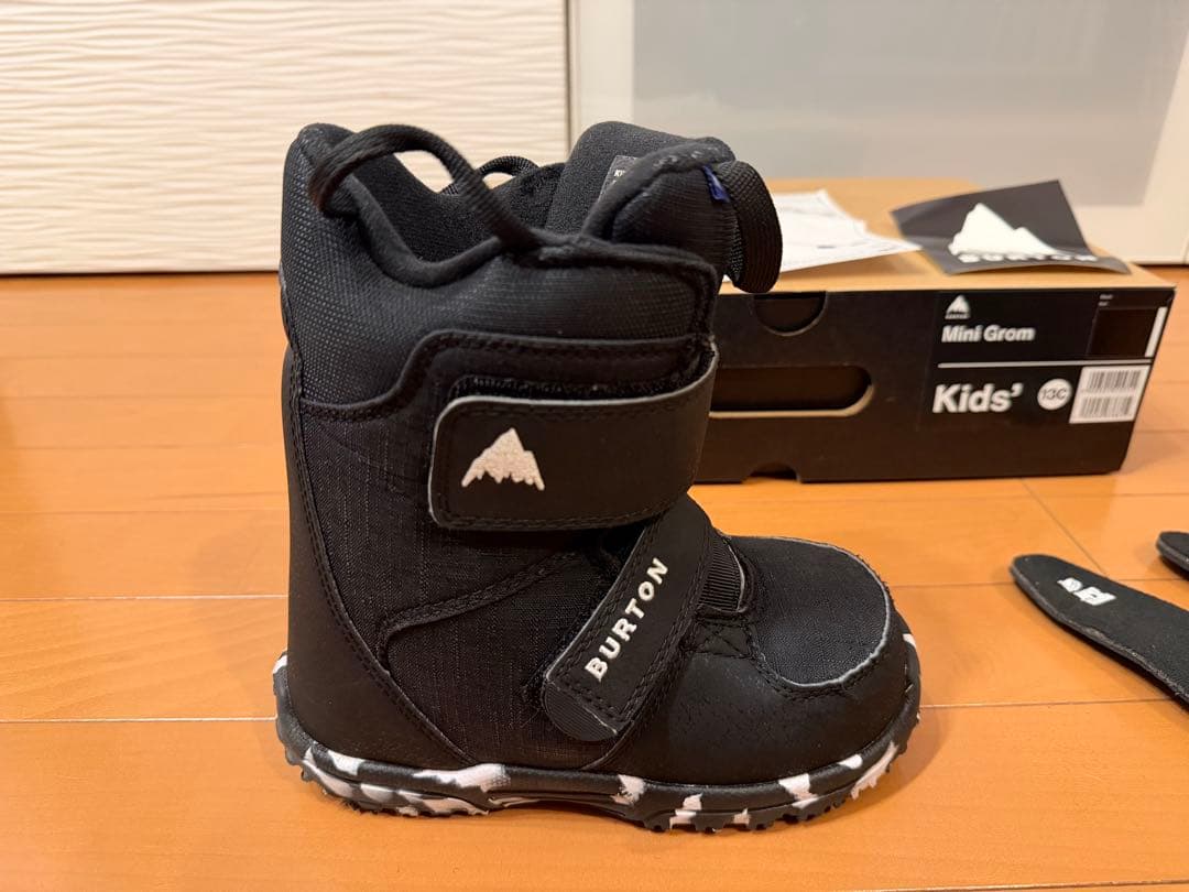 希少BURTON ベルクロMINI GROM スノーボードブーツ 19.5cm