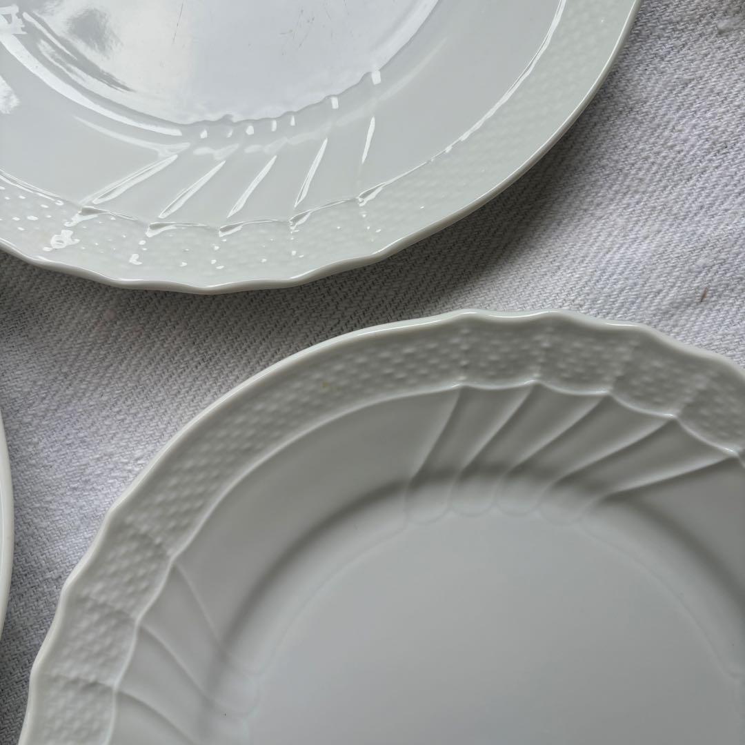 リチャードジノリ　ベッキオホワイト　19cm プレート　6セット　平皿