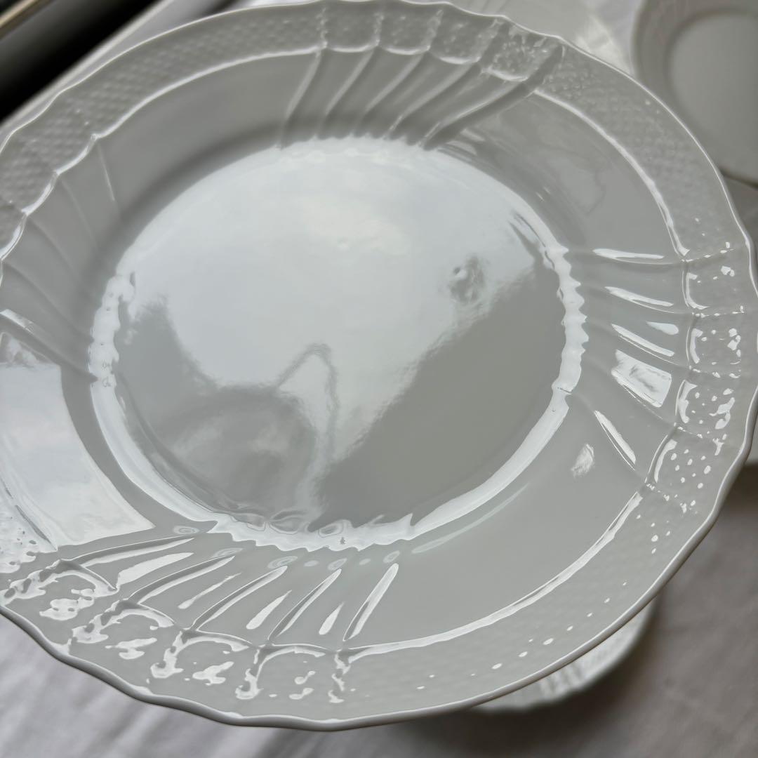 リチャードジノリ　ベッキオホワイト　19cm プレート　6セット　平皿