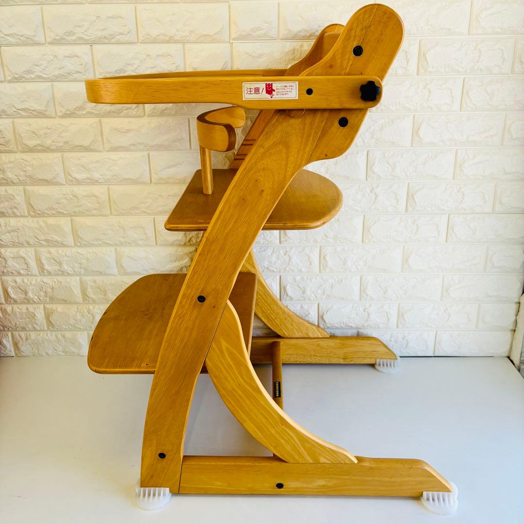 大和屋 すくすくチェア ウェーブ テーブル・ガード付き