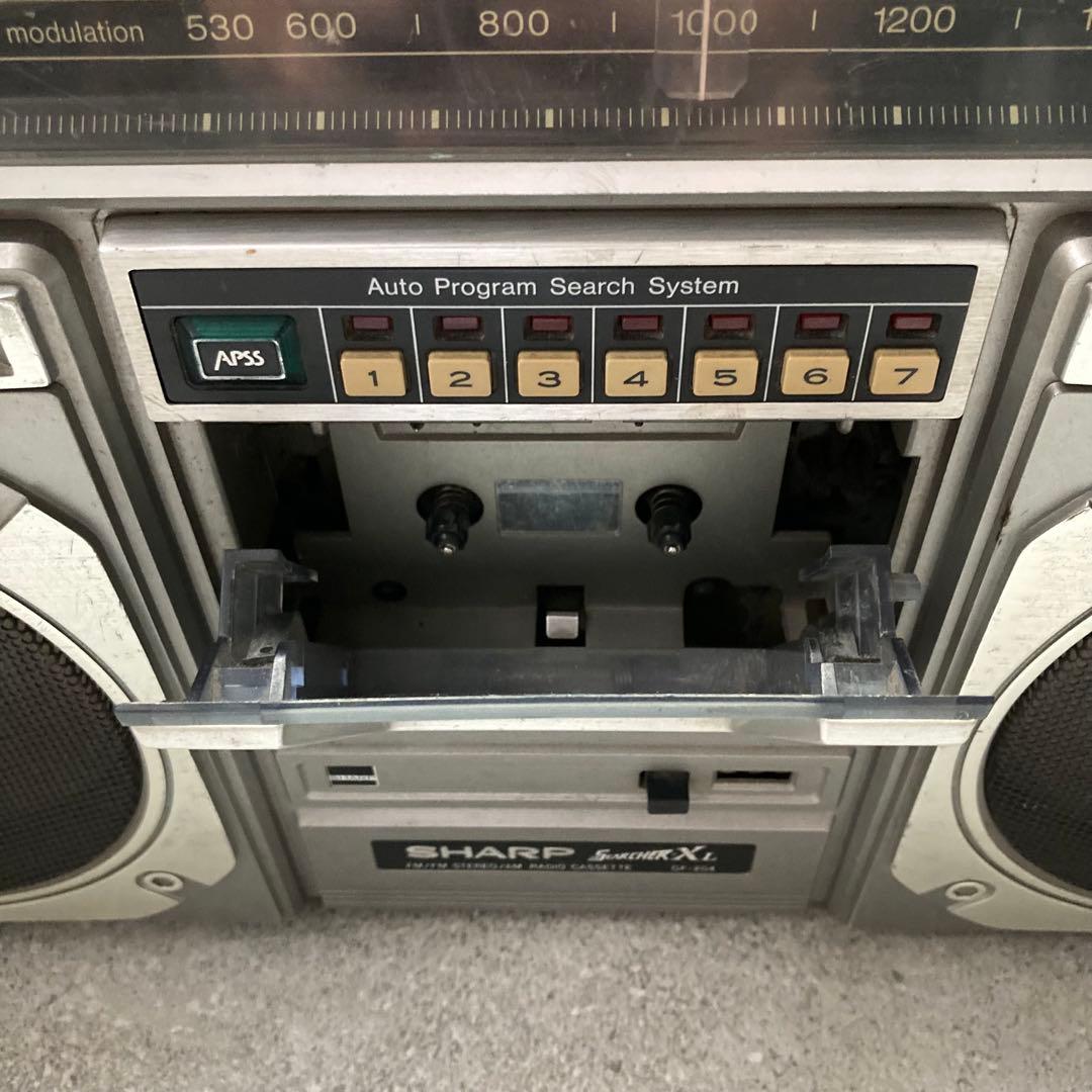 SHARP ラジカセ SEARCHER-XL GF-204 昭和レトロ