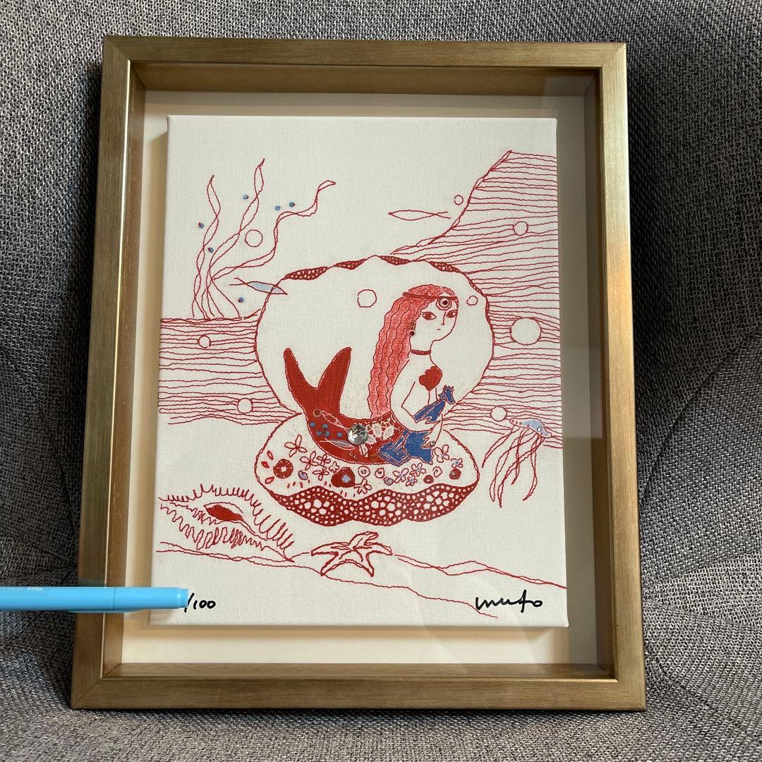 ミカオ　MICAO 人魚姫　版画　絵画