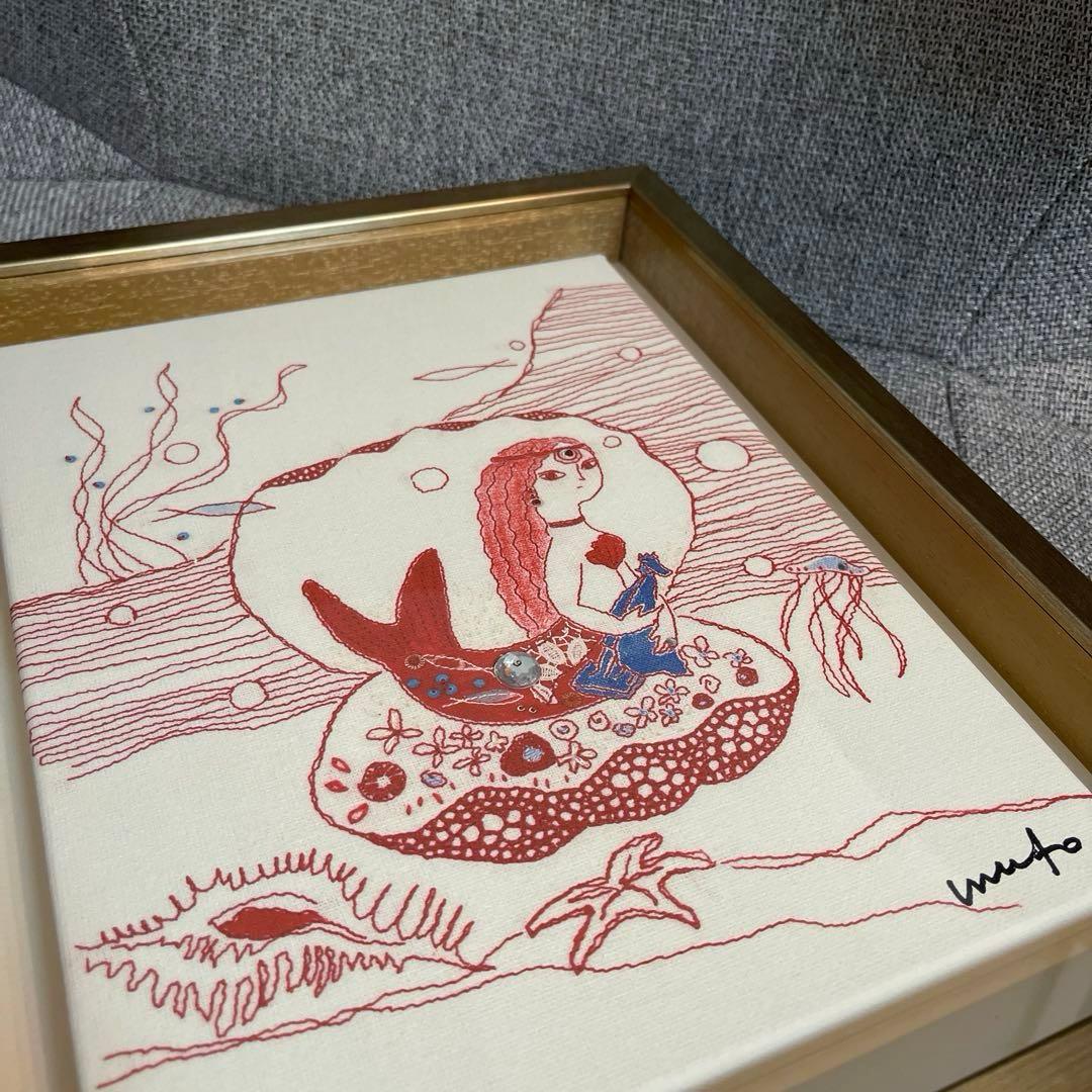 ミカオ　MICAO 人魚姫　版画　絵画