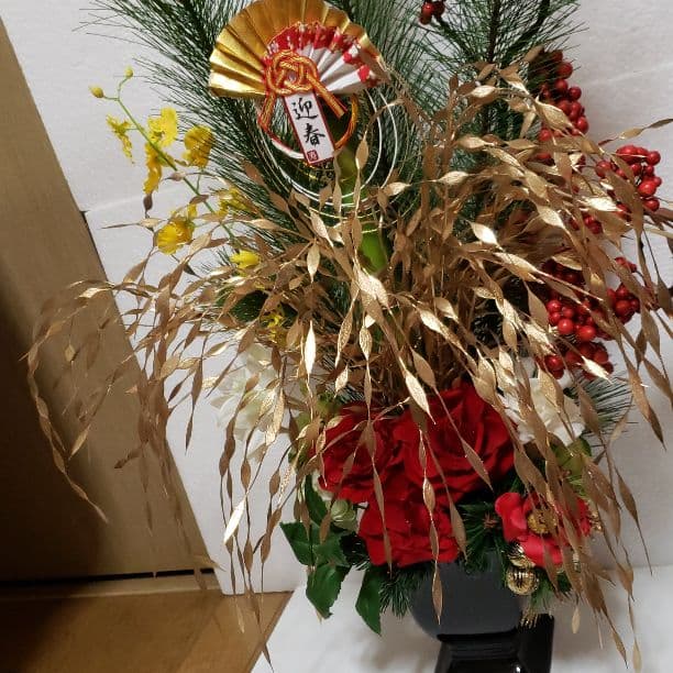 お正月プリザーブドフラワー