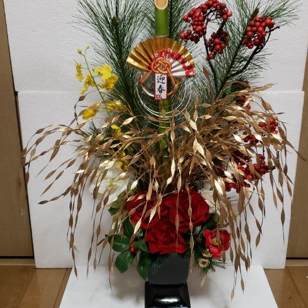 お正月プリザーブドフラワー