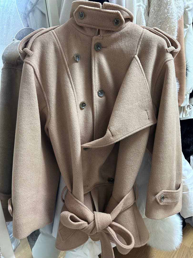 ダーリッチ　ドロップショルダージャケットコート