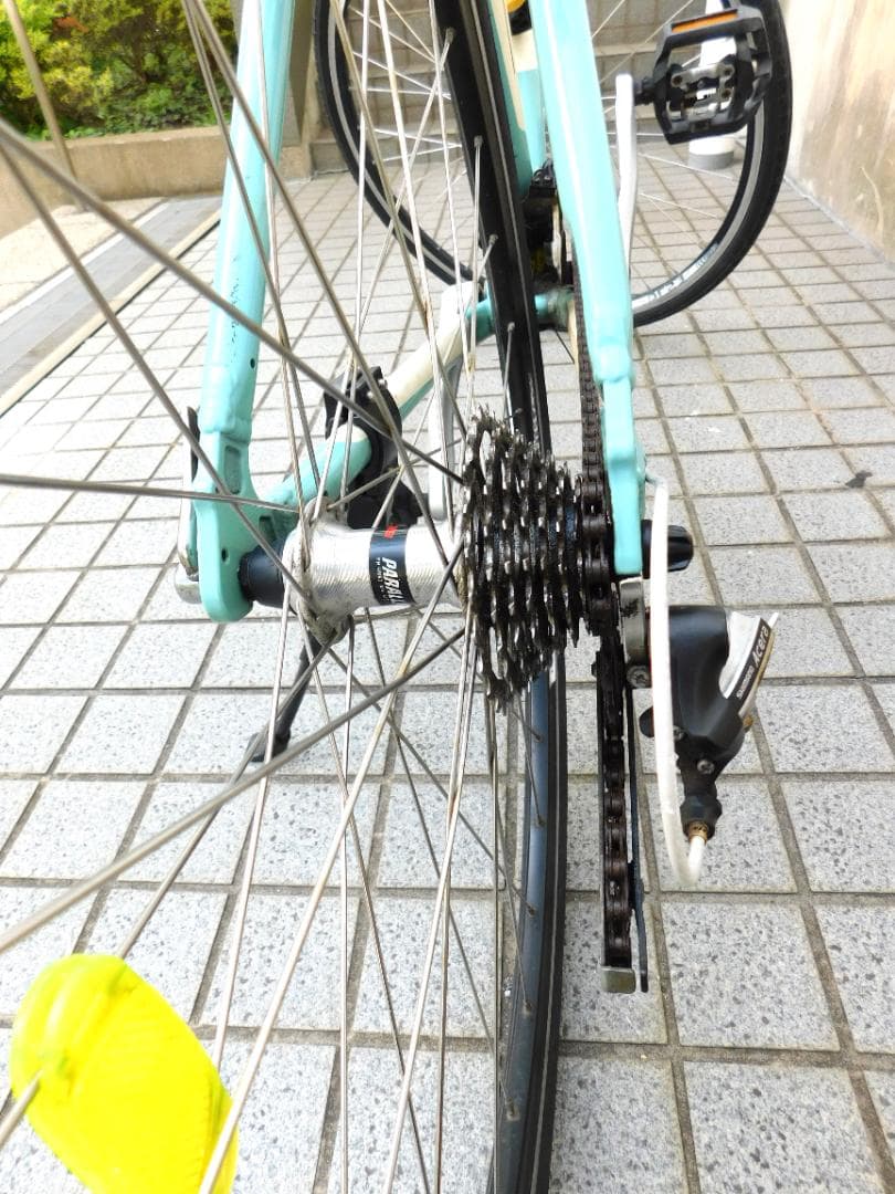 「 　」　　ビアンキ スポーツ　シエロ　ギア　タイヤ、ブレーキOK