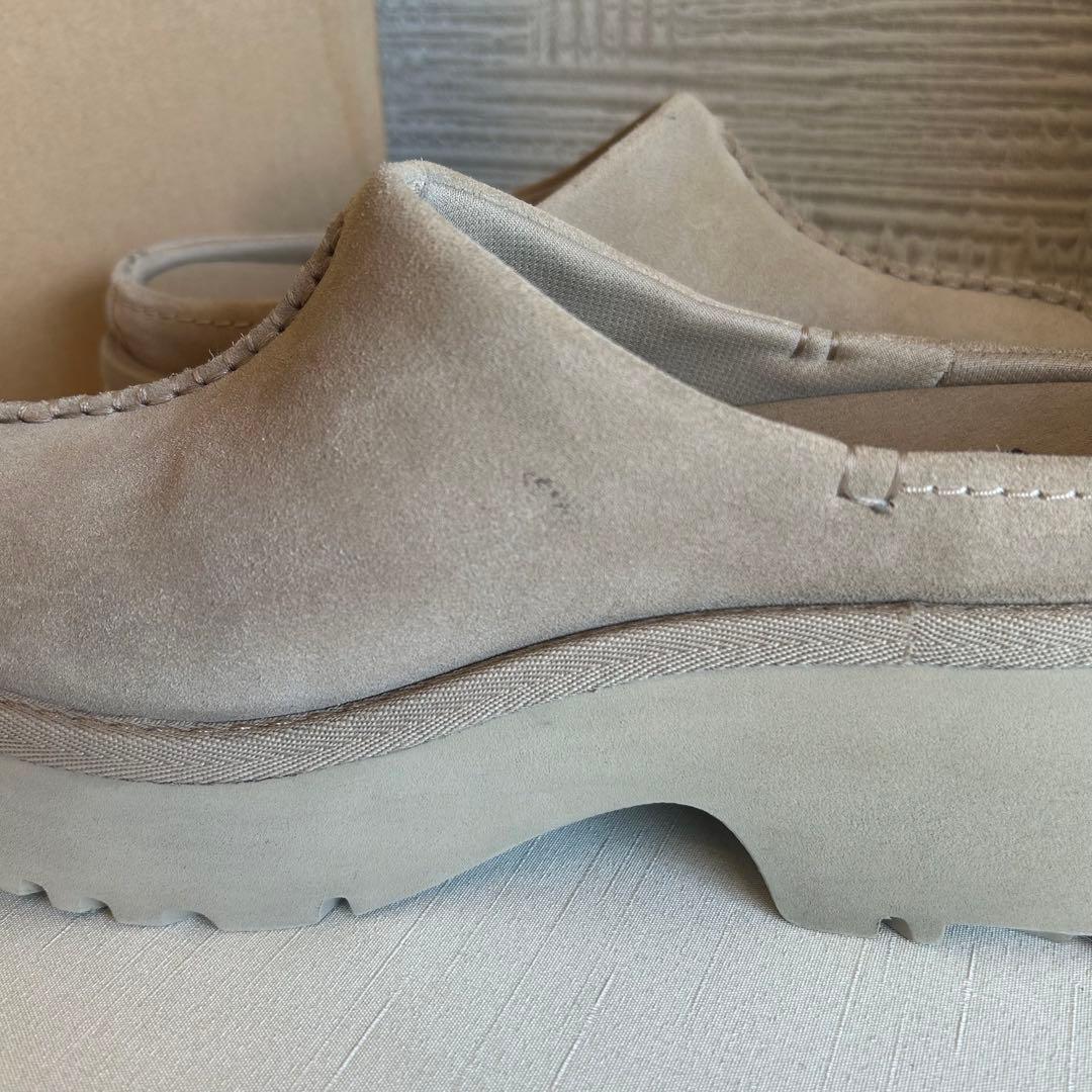 【美品】UGGアグ☆NEW HEIGHTS CLOG BEIGE 厚底 24cm